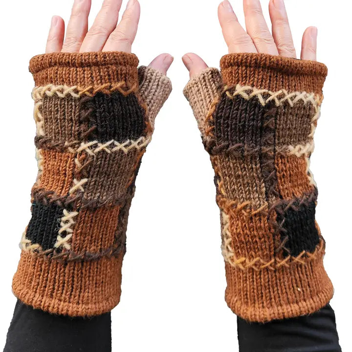 Warm Winter Fingerless Gloves-Katze Boutique
