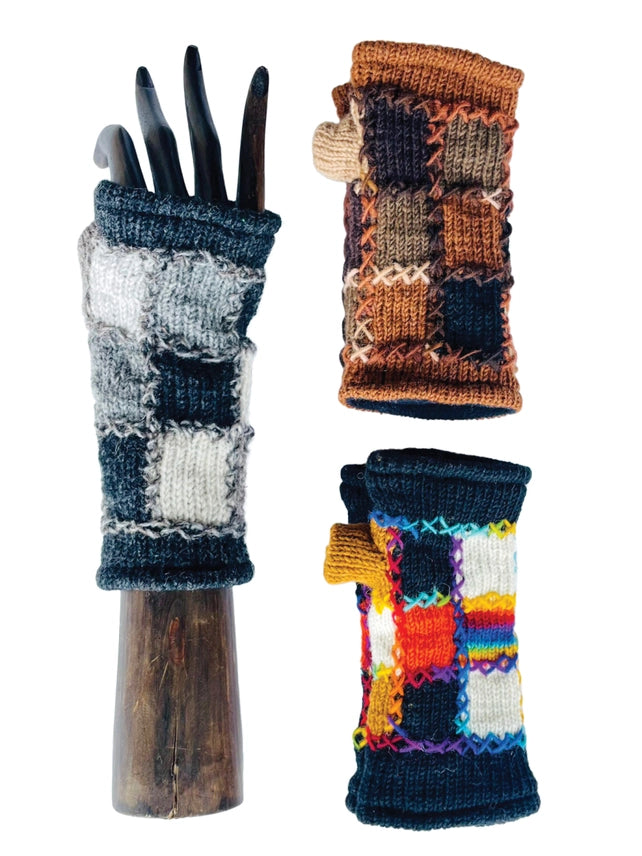 Warm Winter Fingerless Gloves-Katze Boutique