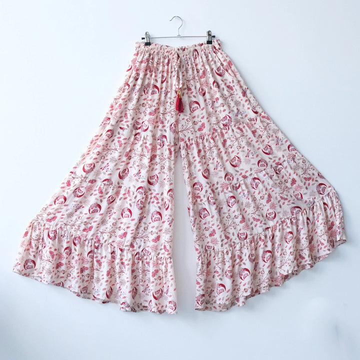 Celestial Boho Pants | Wide Leg Palazzo Witchy Pants | Katze Boutique