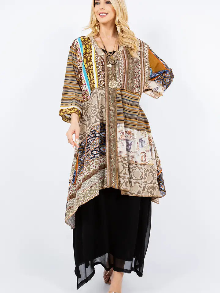 Gold Happy Coat-Sterling Style-Katze Boutique