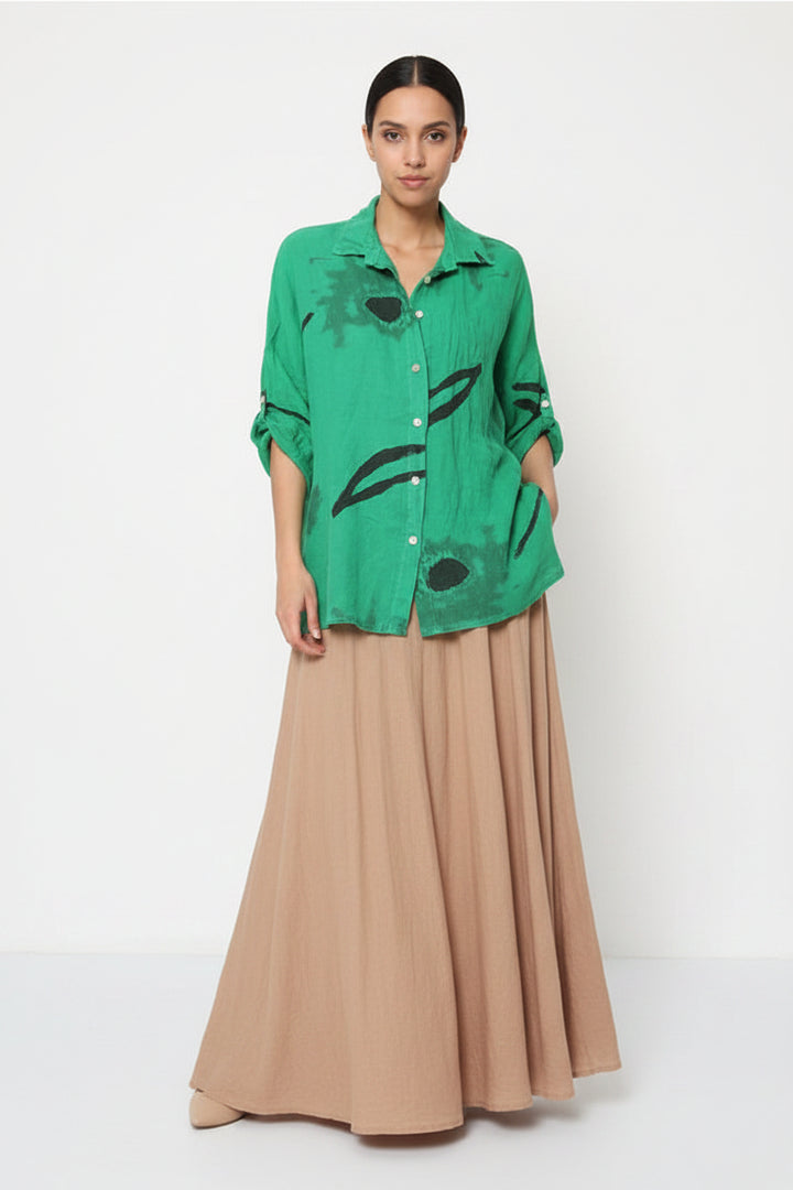 LEA & LUC Linen Shirt-Katze Boutique