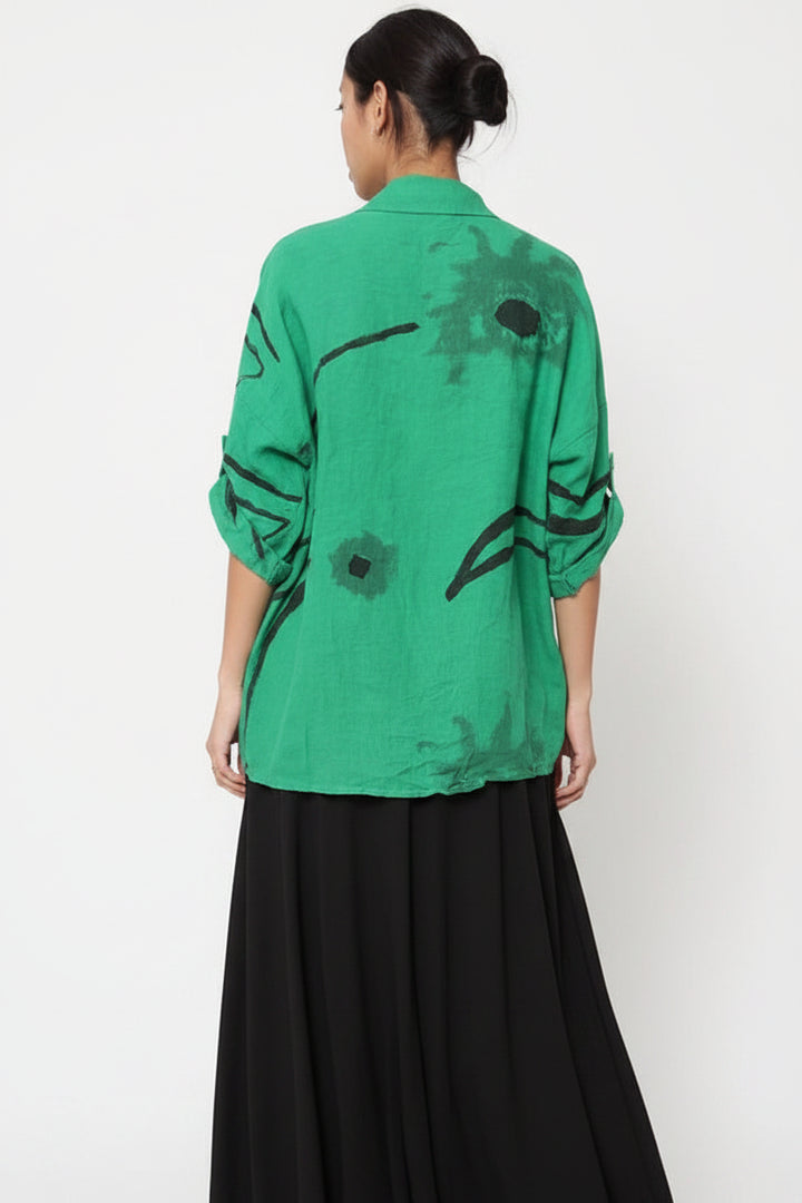LEA & LUC Linen Shirt-Katze Boutique