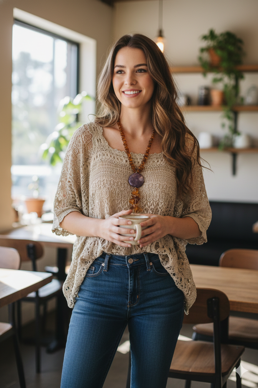 Handmade Amber Necklace - Katze Boutique