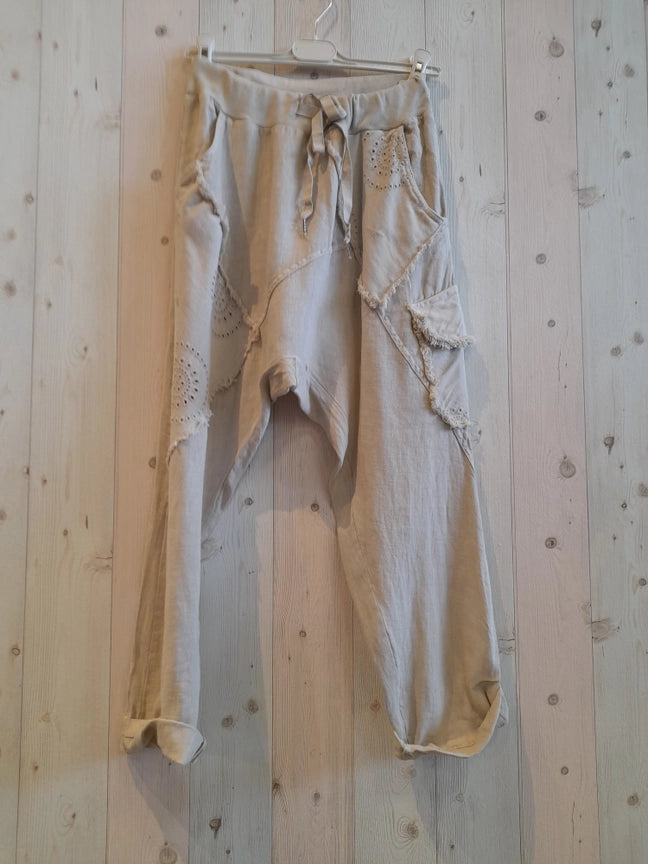 Linen Harem Pants
