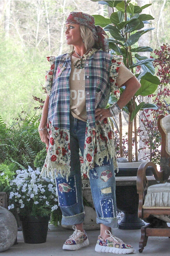 Jaded Gypsy Rustic Roots Top-Katze Boutique