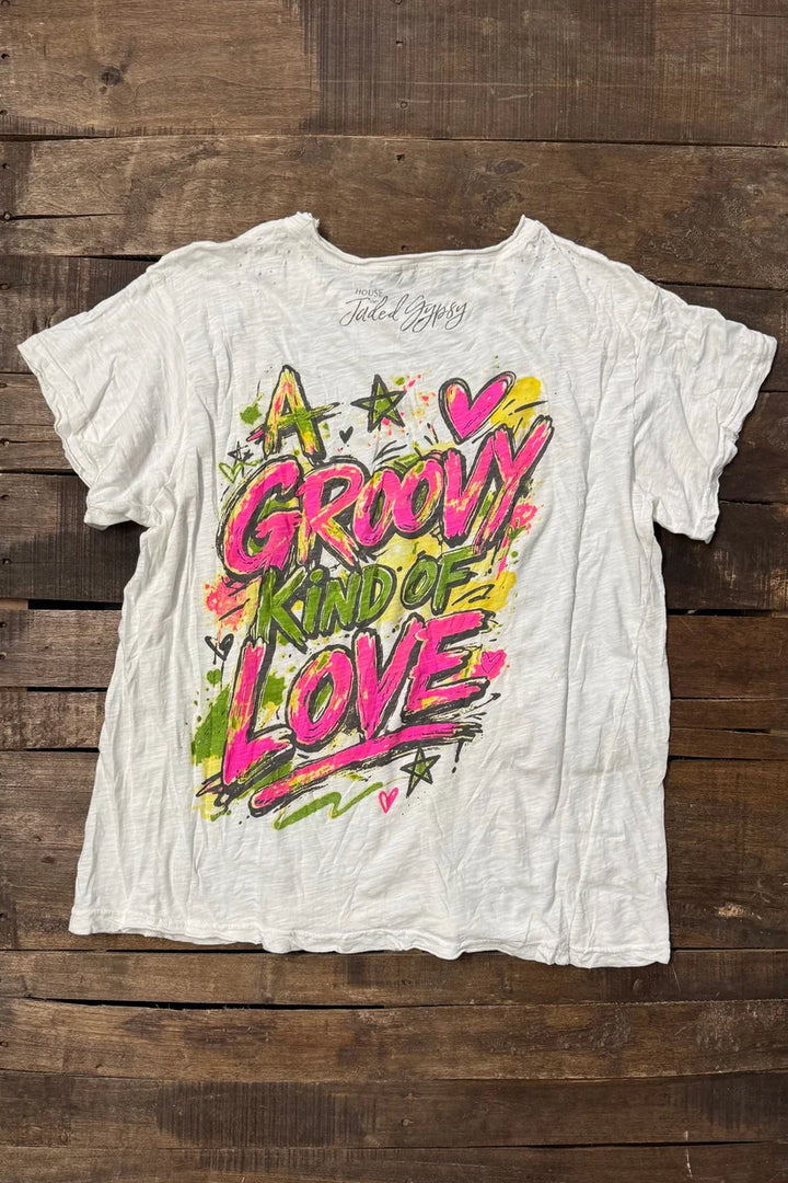 House of Jaded Gypsy Worn and Weathered Tee-Katze Boutique