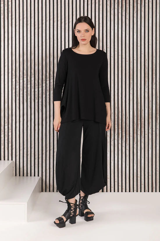 Kozan Jade Pants Black Tencel | Katze Boutique
