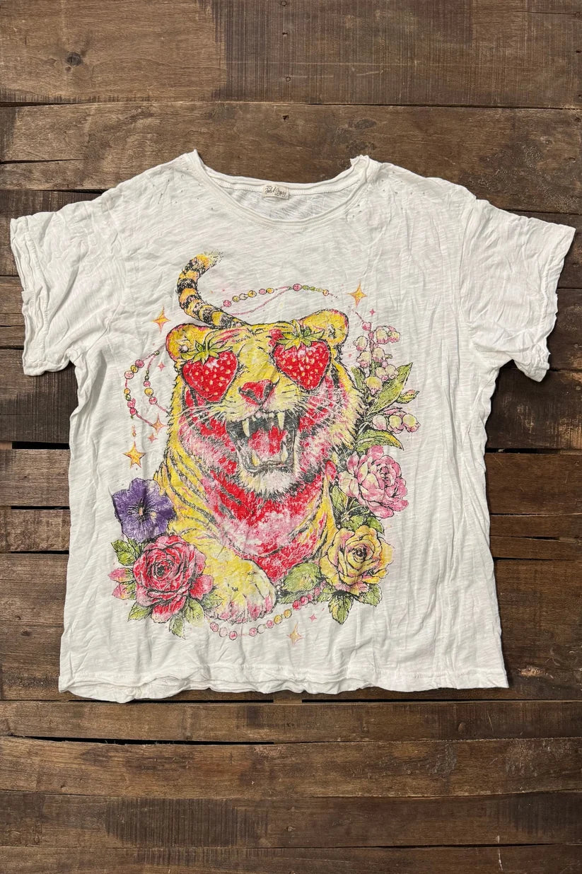 House of Jaded Gypsy Worn and Weathered Tee-Katze Boutique