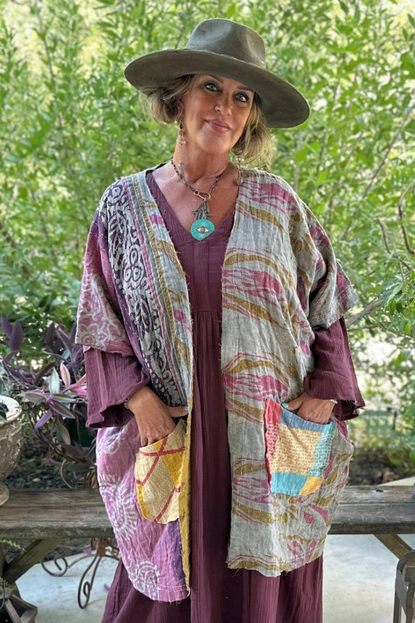 Jaded Gypsy Kantha Sunrise Kimono-Katze Boutique