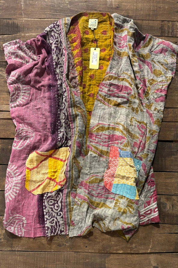 Jaded Gypsy Kantha Sunrise Kimono-Katze Boutique
