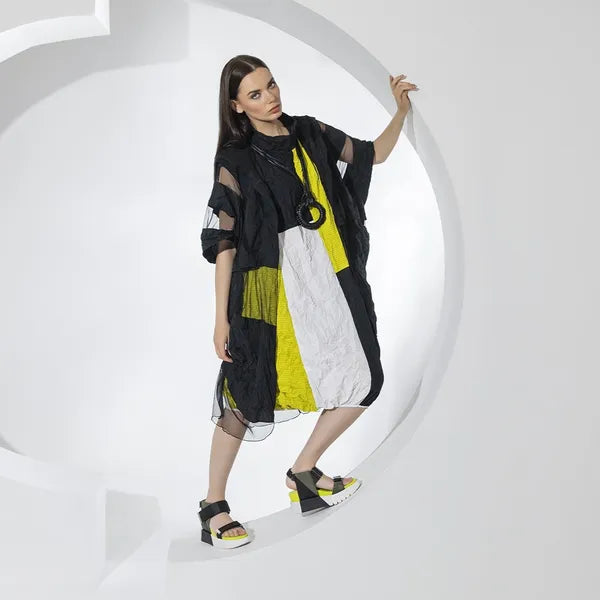 Kozan Lime Mix Alessandra Dress-Katze Boutique
