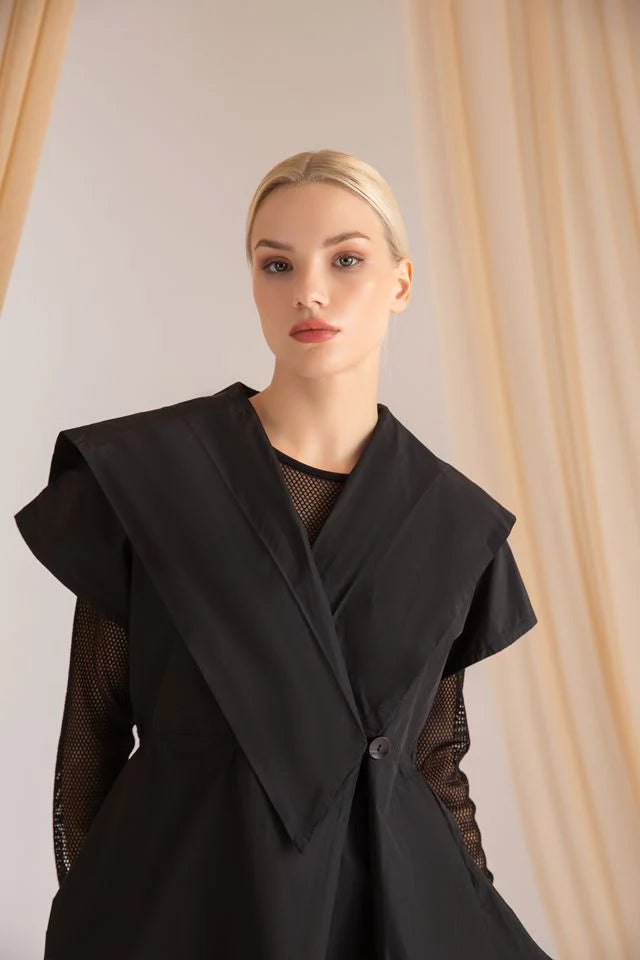 Kozan Alda Black Dracket Preto-Katze Boutique