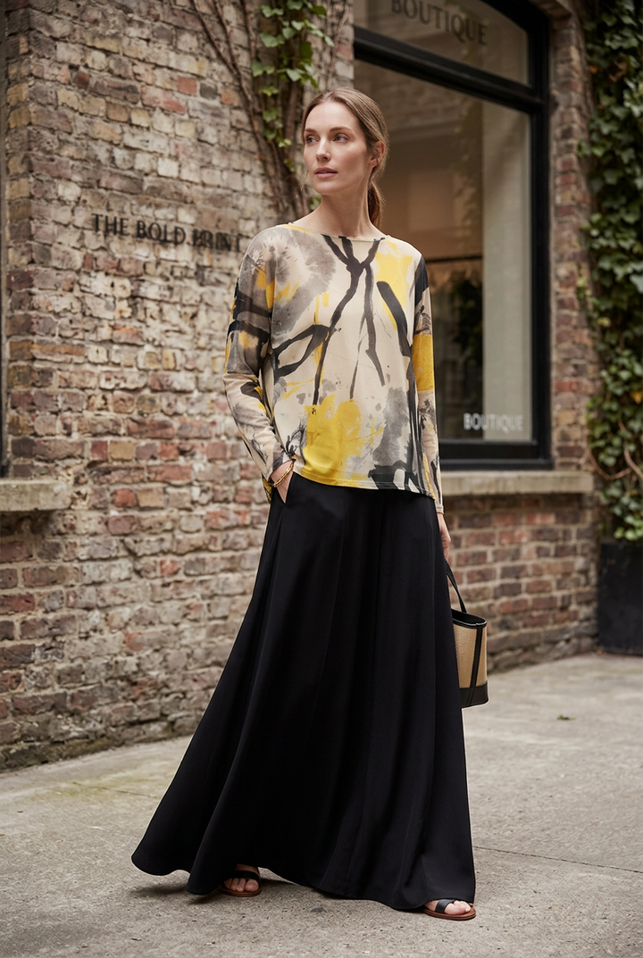 Kozan Mika Tee In Limoncello-SH-190-Katze Boutique