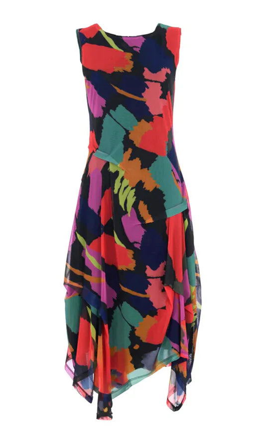 Kozan Mesh Sleeveless Colony Dress-Katze Boutique