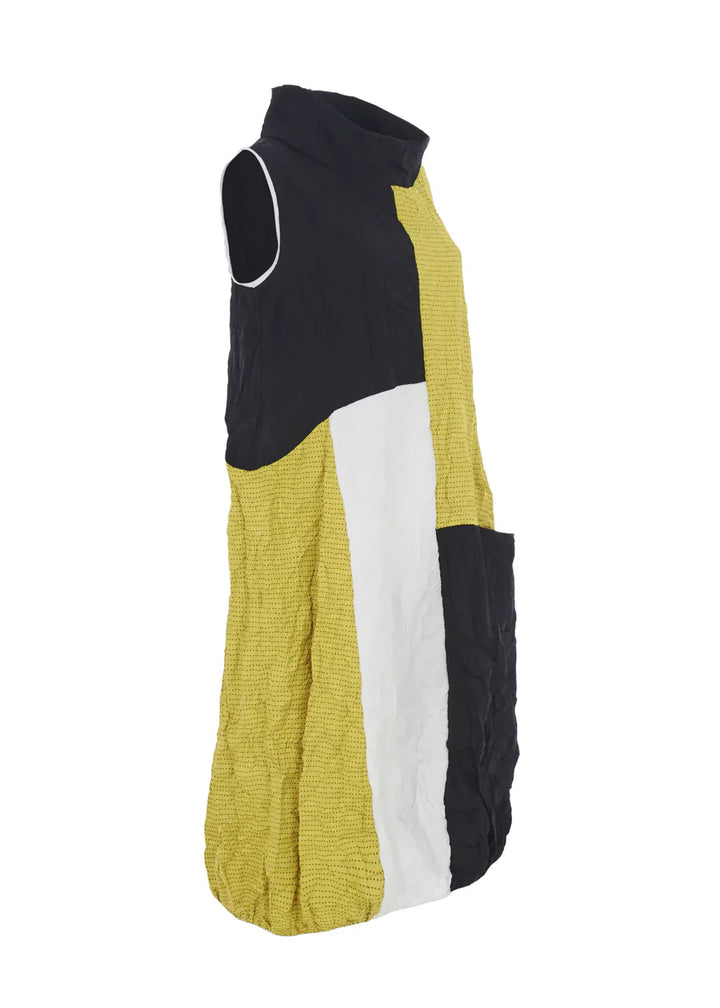 Kozan Alessandra Lime Mix Panel Dress