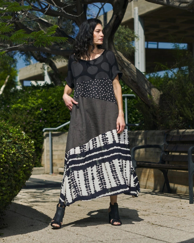 Alembika Lost City T-Shirt Dress, Savanna-Katze Boutique