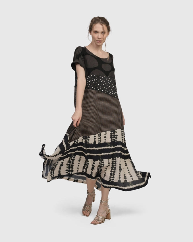 Alembika Lost City T-Shirt Dress, Savanna-Katze Boutique