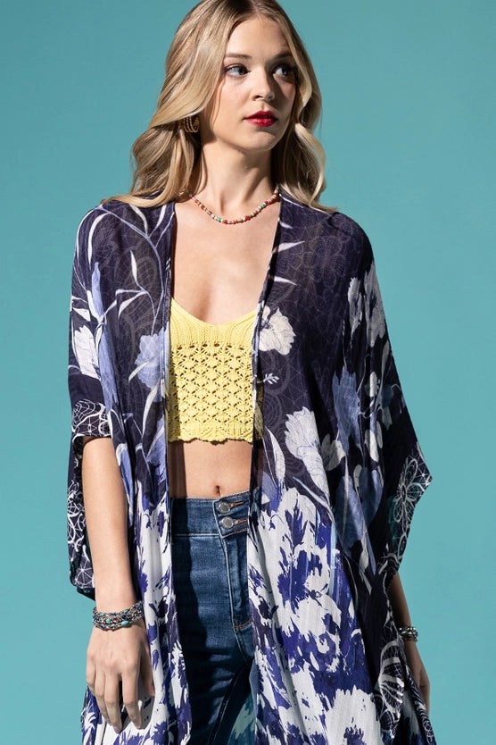 Lovina Floral Open Kimono_Katze Boutique