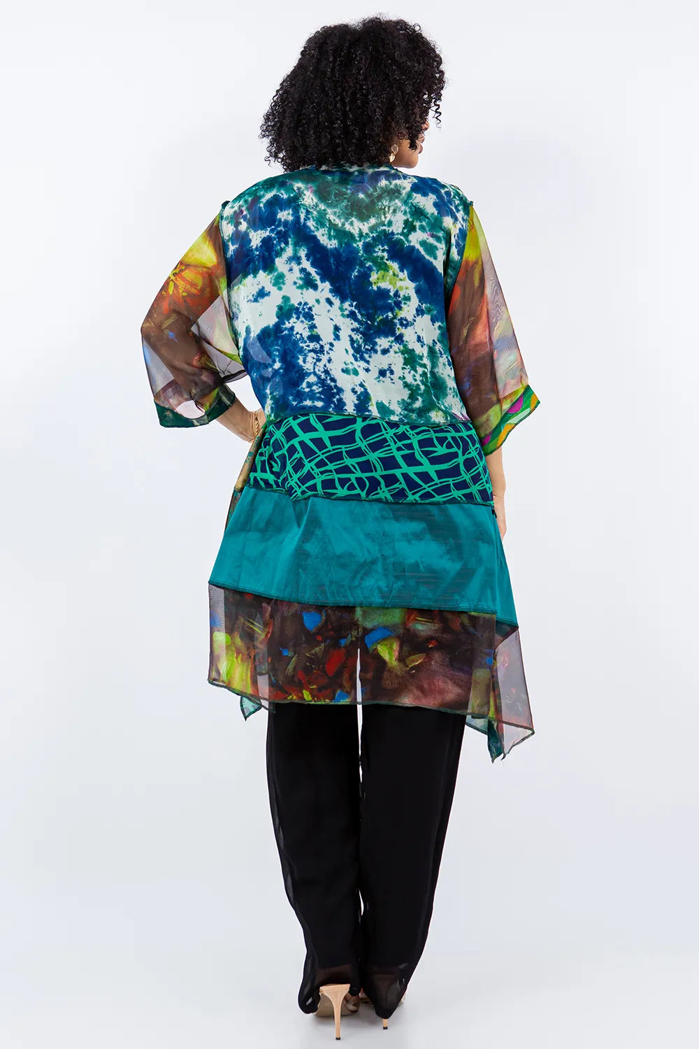 Wearable Art Asymmetrical Tunic-Katze Boutique
