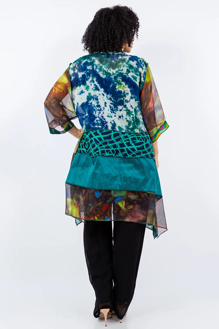 Wearable Art Asymmetrical Tunic-Katze Boutique