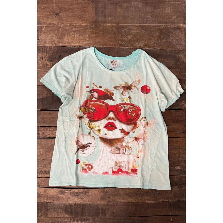 Jaded Gypsy Moon Dance Tee-Katze Boutique