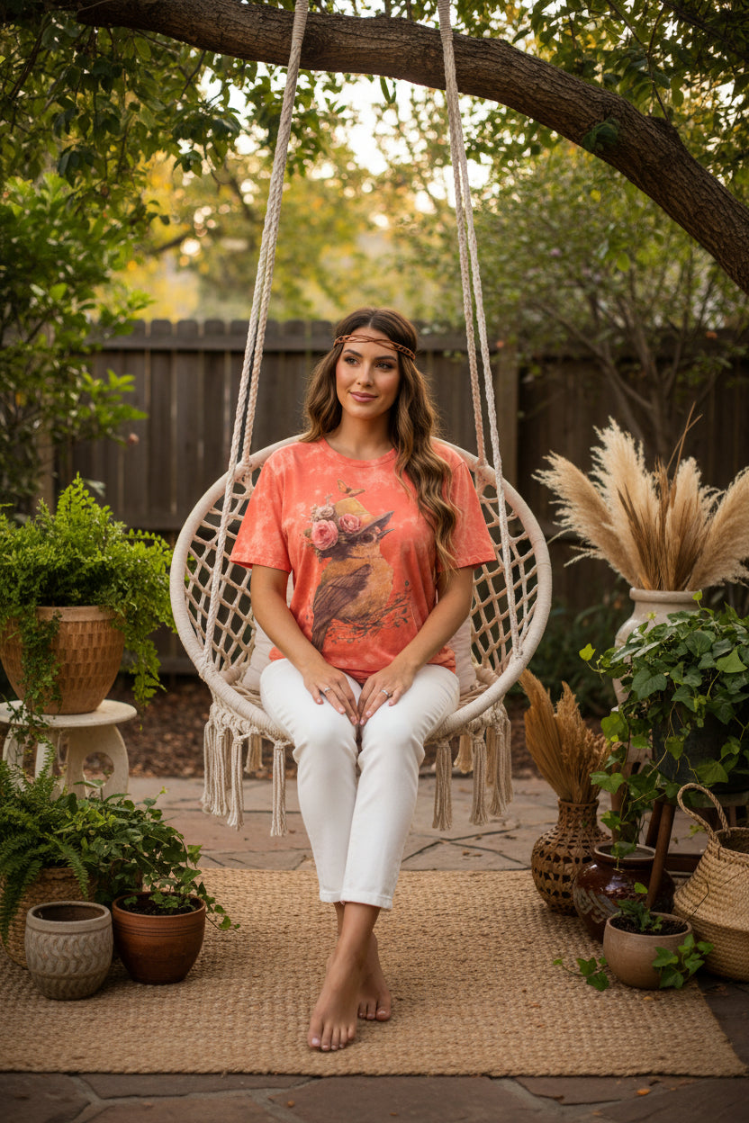 Jaded Gypsy Moon Dance Tee - Gypsy Perch-Katze Boutique