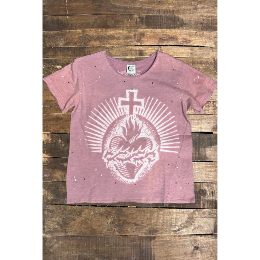 Jaded Gypsy Moon Dance Tee Cherished Heart-Katze Boutique