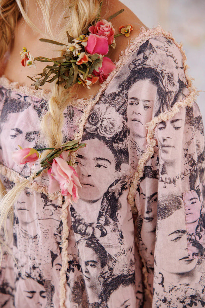 Magnolia Pearl Mural Frida Helenia Dress-Katze Boutique