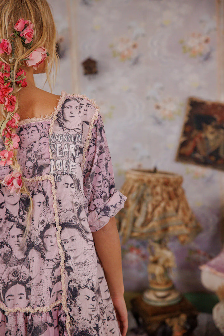 Magnolia Pearl Mural Frida Helenia Dress-Katze Boutique