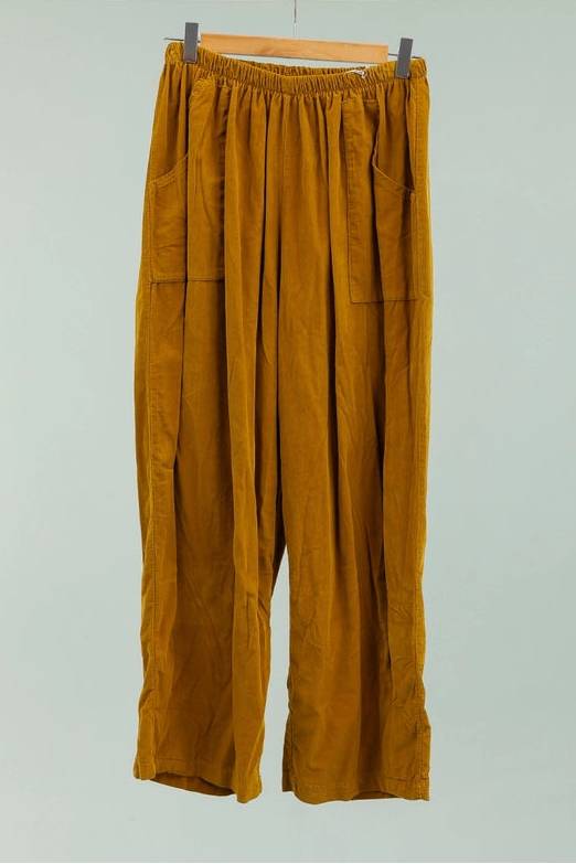 Cotton Velvet Pants-Katze Boutique