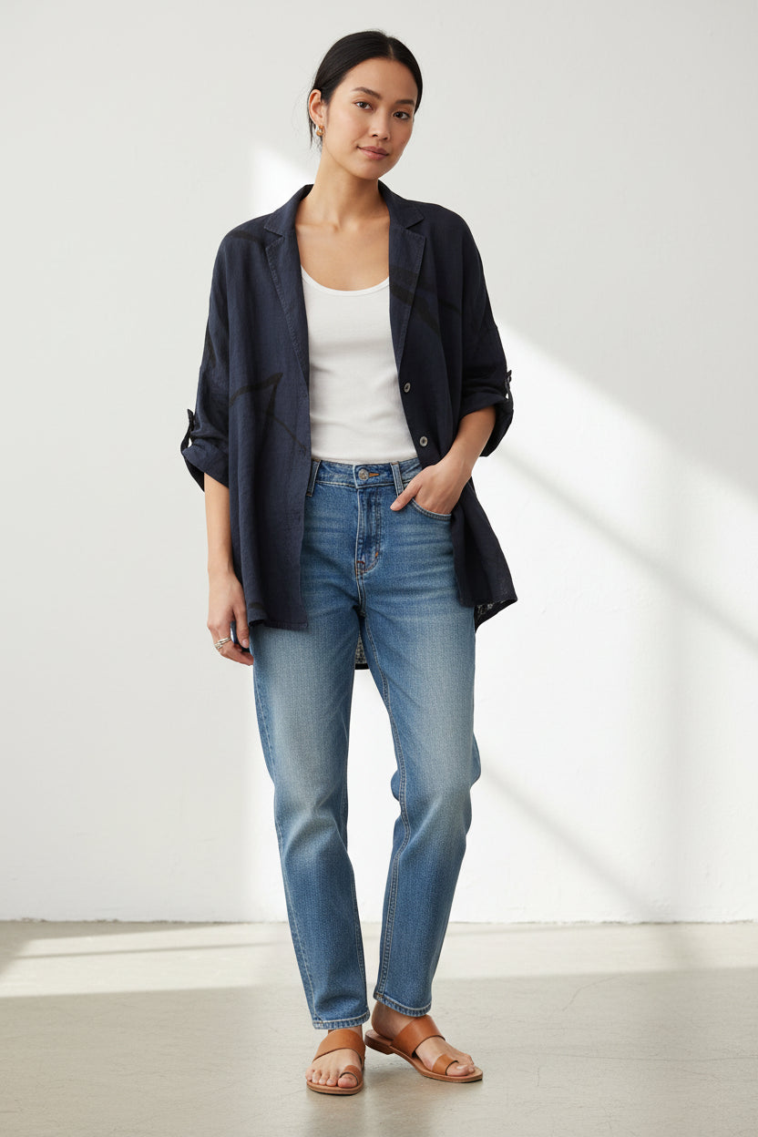 LEA & LUC Linen Shirt-Katze Boutique