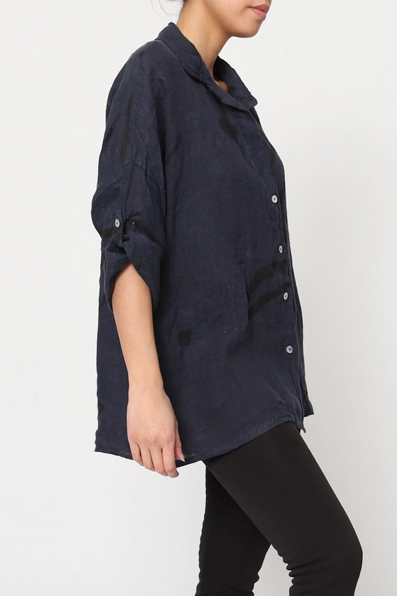 LEA & LUC Linen Shirt-Katze Boutique