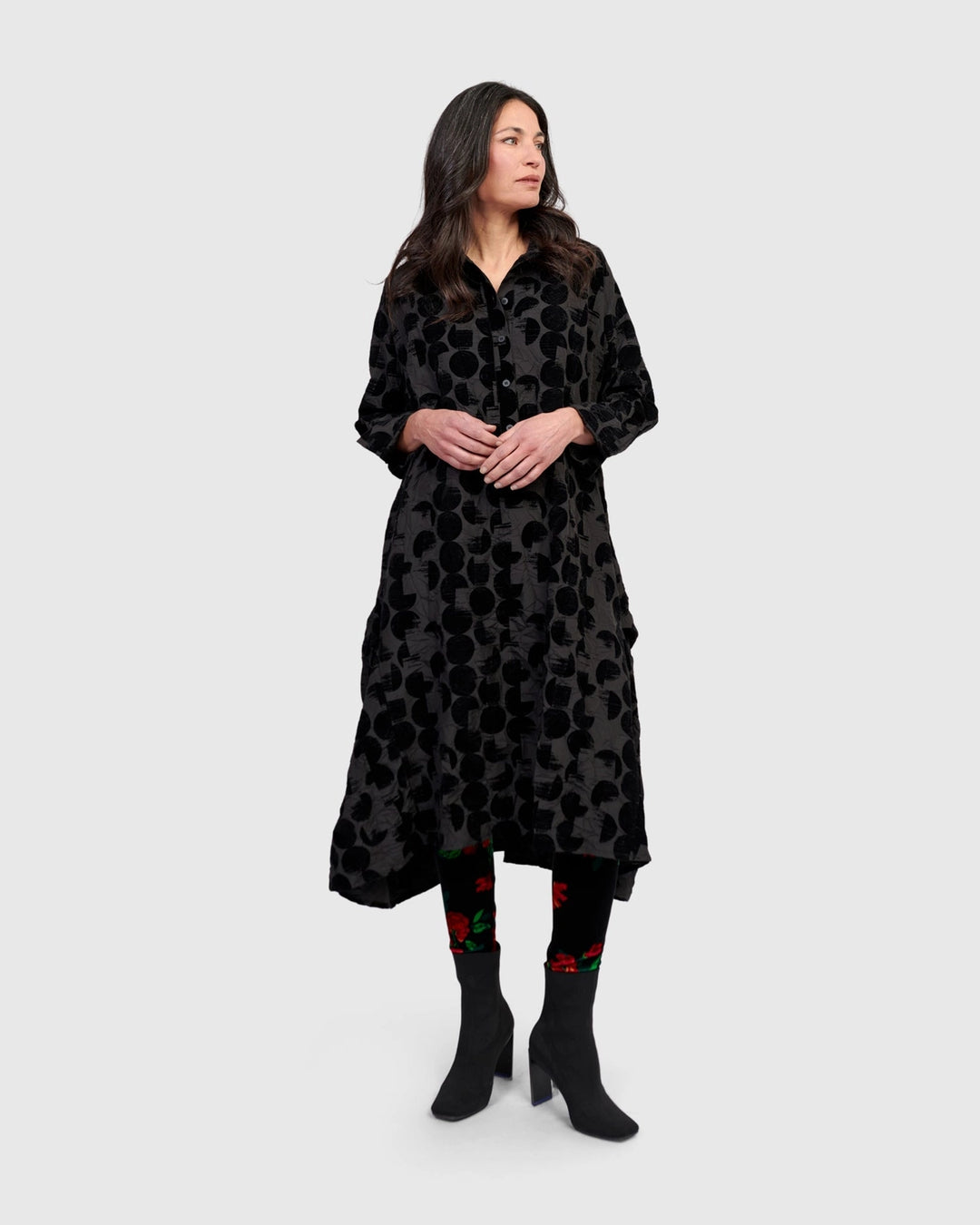 Alembika Odessa Draped Shirtdress-Katze Boutique