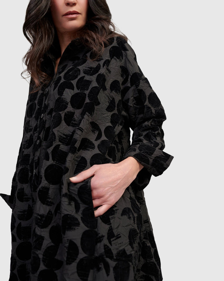 Alembika Odessa Draped Shirtdress-Katze Boutique