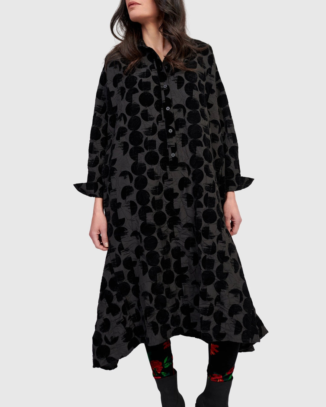 Alembika Odessa Draped Shirtdress-Katze Boutique