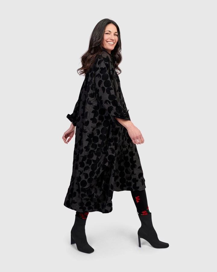 Alembika Odessa Draped Shirtdress-Katze Boutique
