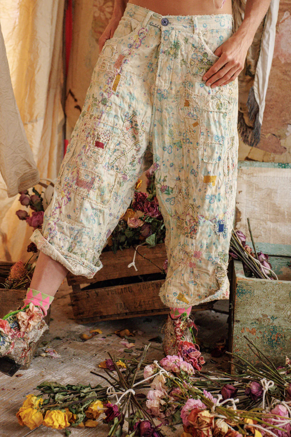 Magnolia Pearl Clover Dani Blues Pants-Katze Boutique
