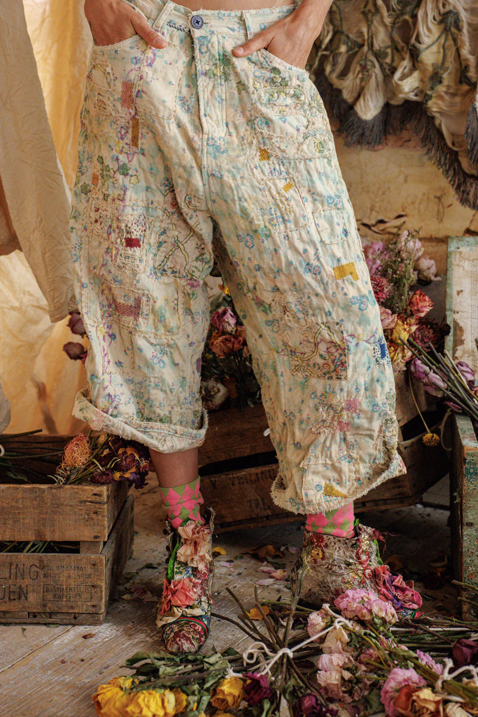 Magnolia Pearl Clover Dani Blues Pants-Katze Boutique