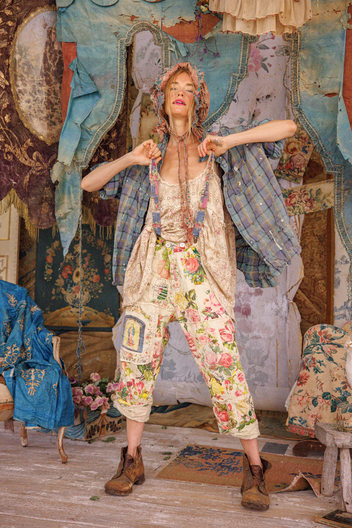 Magnolia Pearl Patchwork Miner Trousers-Katze Boutique