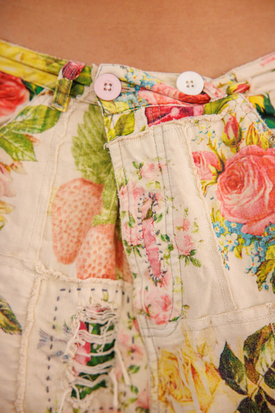 Magnolia Pearl Patchwork Miner Trousers-Katze Boutique