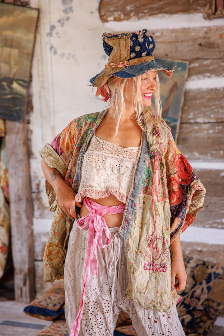 Magnolia Pearl Piecewise Crop Dashi Kimono-Katze Boutique