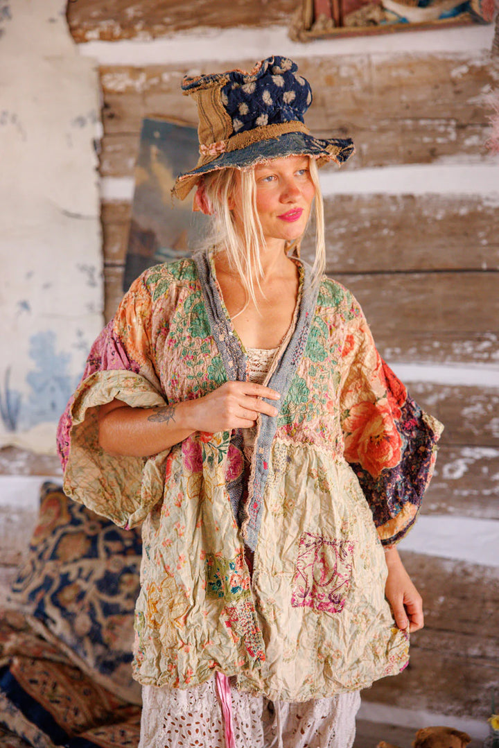Magnolia Pearl Piecewise Crop Dashi Kimono-Katze Boutique
