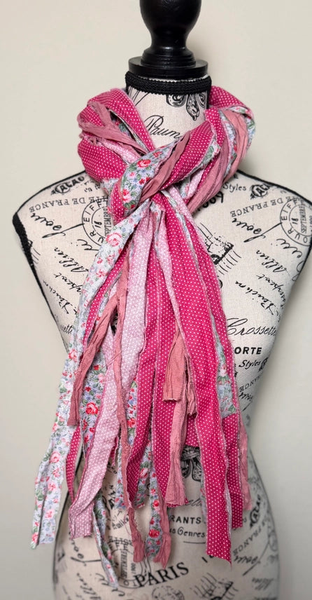 The Curated Raven Fringe Scarf-Katze Boutique