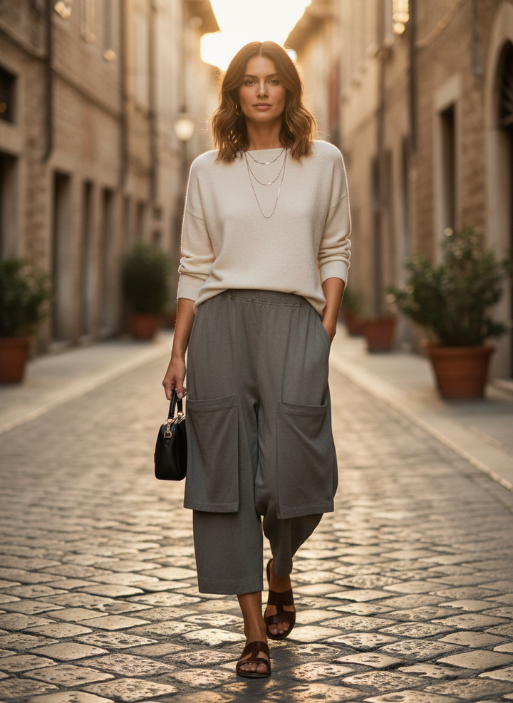 Alembika Urban Cutlass Pocket Pants Grey-Katze Boutique