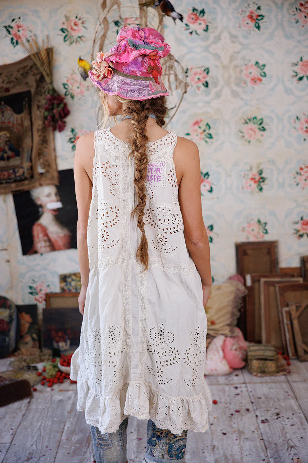 Magnolia Pearl Royalty Eyelet Layla Slip-Katze Boutique