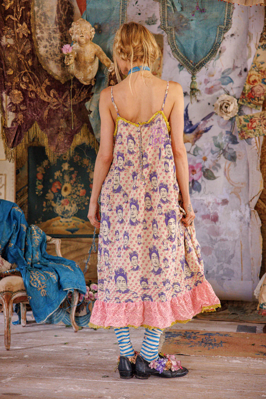Magnolia Pearl Frida Corazón Llameante Clementine Slip -Katze Boutique