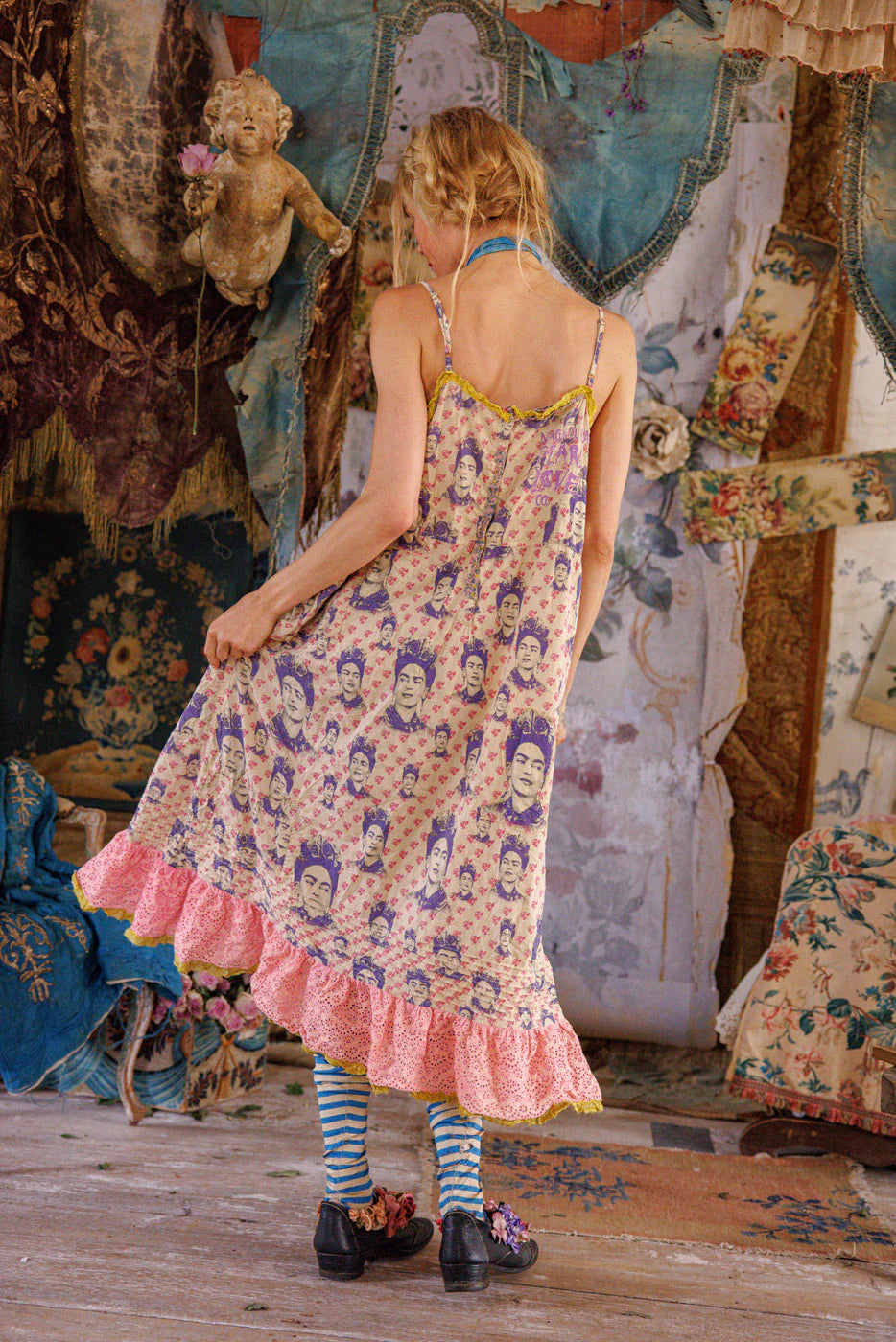 Magnolia Pearl Frida Corazón Llameante Clementine Slip -Katze Boutique