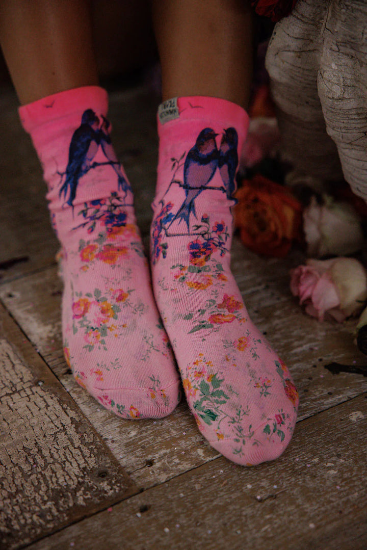 Magnolia Pearl Two Birds MP Socks-Katze Boutique
