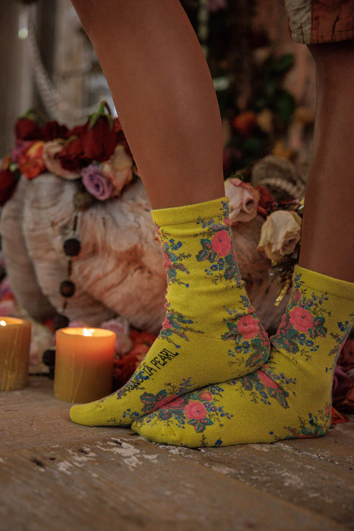 Magnolia Pearl Floral MP Socks-Katze Boutique