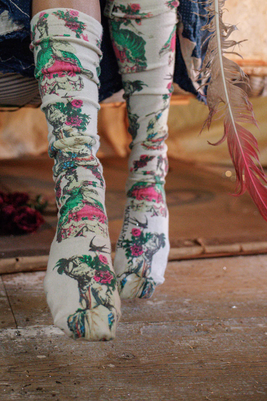 Magnolia Pearl La Dame Verte OTK Socks-Katze Boutique